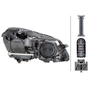 Left headlight Mercedes E class