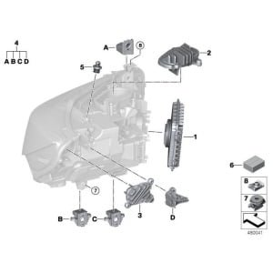 Module led de clignotant droit 63117493232 bmw serie 4 et M3