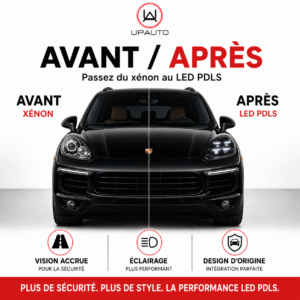 Phare Porsche Cayenne 958 led PDLS pour version xénon
